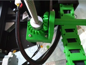 ender-2 z-axis manual adjust 3d printer parts creality ender 2 z axis 3d print model - Mito3D