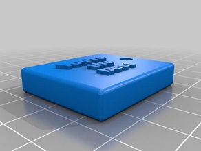 vigik titular porta-ferramentas & caixas cartão brilhando 3d print model - Mito3D