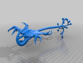 neuron cell model without sheath biology 3d print model - Mito3D
