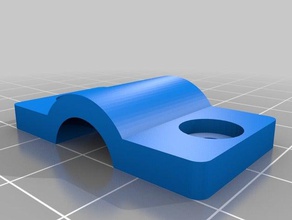 meine angepasste parametrische pipe clamp shell-Anschluss Teile kundengebundene 3d print model - Mito3D