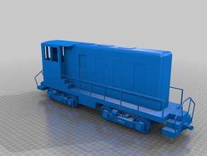 alco hh 660 des véhicules modeltrain le train 3d print model - Mito3D