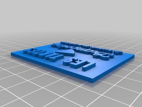 logo de tartes 3d slash 3d print model - Mito3D