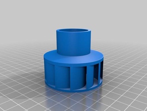 my customized centrifugal fan wheel engineering 3d print model - Mito3D
