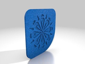 placa padr o pinh es s mbolo tun paranismo Kunst array curitiba Muster sockel Kiefer 3d print model - Mito3D