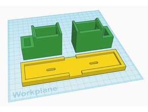 dual y-Achse-schiene-support-base 4,5 mm 3d-drucken 3d print model - Mito3D