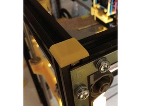 tronxy x5 - cápsula de 20x20 mm la tuerca 6 Impresora 3d las piezas 2020 perfil v-perfil cap tapa extremo 3d print model - Mito3D