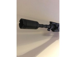 airsoft amplifier nozzle sport & outdoors silencer tippmann 3d print model - Mito3D