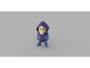 mini skeletor - masters universe toys & games figurine geeky he-man heman wekster 3d print model - Mito3D