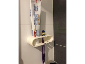 pasta de dentes escova titular casa banho 3d print model - Mito3D