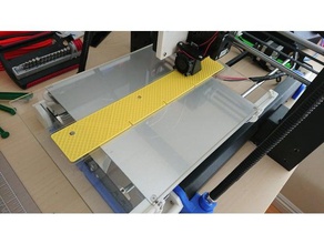 wanhao extendido cama de vidrio soporte Impresora 3d las piezas monoprice makerselect duplicador i3 3d print model - Mito3D