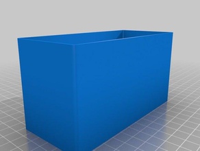 123 x 55 66 boîte les conteneurs personnalisé 3d print model - Mito3D