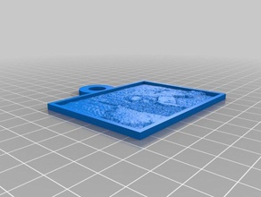 aray kolye 2d sanat özelleştirilmiş 3d print model - Mito3D