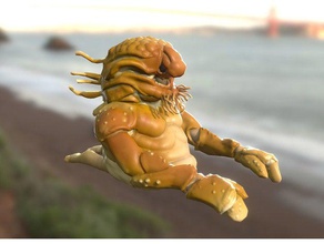 chubbug sculptures creature medium monster oculus sculpture 3d print model - Mito3D