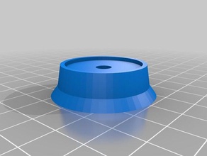 old radio knob replacement parts customized 3d print model - Mito3D