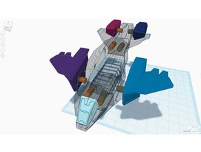 halo unsc pelican i veicoli modello remix spazio video gioco 3d print model - Mito3D
