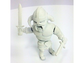 barbarian lv6 clash clans 3d printing 3d print model - Mito3D