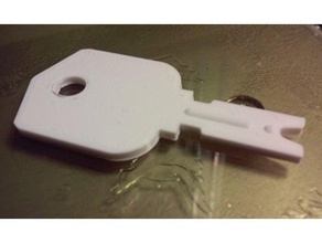 universal Gabelstapler-Taste automotive Gabelstapler Schlüssel 3d print model - Mito3D