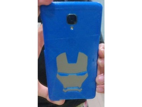 oneplus 3 case iron man mobile phone android 3d print model - Mito3D