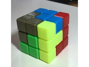soma cube 3x3x3 puzzle toys & games 3d print model - Mito3D