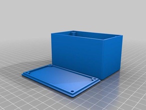 progetto del coperchio della scatola di viti l'elettronica su misura 3d print model - Mito3D