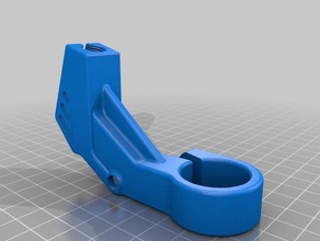 brake lever connector redesign now 238 mm collar v-brake 3d print model - Mito3D