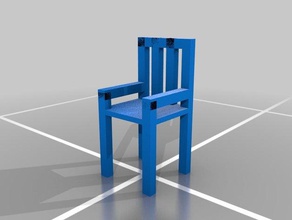meine erste Sache, die - Sessel 3d-drucken Stuhl design 3d print model - Mito3D