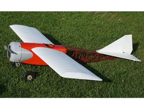 Eindecker 1914 rc r c Fahrzeuge fokker rc-Flugzeug 3d print model - Mito3D