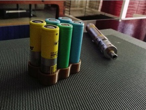 Batería 18650 titular de la batería caso ecig 3d print model - Mito3D