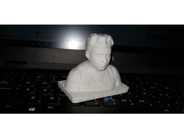 hussam fraij gescannt Kopf Die 3d-Drucker 3d-drucken 3d-gescannt das scanning 3D print model - Mito3D