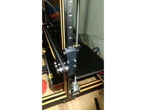 cr-10 z-eixo linear de trilho montagem do adaptador Impressora 3d acessórios 3d print model - Mito3D
