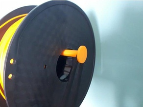 filament holder 3d printer accessories spool prussa reprap 3d print model - Mito3D