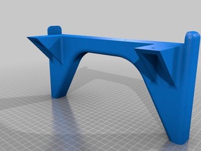 monitor stand ends taller stronger organization freecad v018 shelf 3d print model - Mito3D