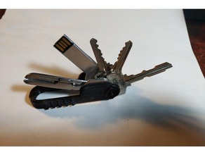 keyslink loop i portachiavi chiave porta chiavi di sgattaiolare keychain 3d print model - Mito3D