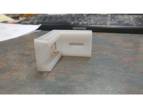 drawer slide rear socket replacement parts cabinet kitchen mounting bracket part 3d print model - Mito3D