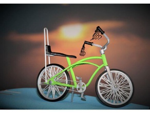vélo beach cruiser décor art de vélos modèles jouet véhicule 3d print model - Mito3D