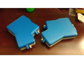 infinity ergodox carrying case tool holders & boxes 3d print model - Mito3D