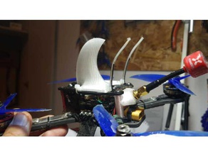 thor v2 support d'antenne 45 deg fin r c véhicules drone racer fpv quadcopter frame cadre thor210 3d print model - Mito3D