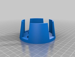 paper coffee cup holder nema17 5mm shaft art tools 3d print model - Mito3D
