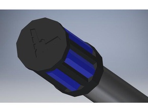 nightwing escrima sticks costume batman baton cosplay prop stick staff 3d print model - Mito3D