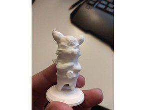 moogle - dungeon hero x scultura di scansione sculture 3d print model - Mito3D