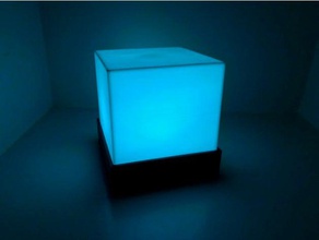 glow cube 3d printing 3d print model - Mito3D