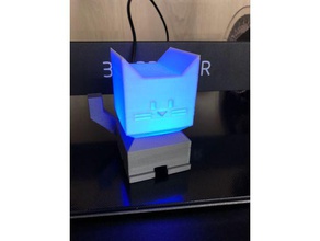 aydınlatma kedi 3d baskı adafruit neopixel calicat esp8266 neopixels illu illucat Gece Işığı ahtapotlar ahtapot fotoğraf makinesi octoprint durum ışığı wemos d1 mini durumda ws2812 ws2812b 3d print model - Mito3D