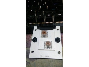 guitar hero world tour strum bar keyboard switch bracket toy & game accessories 3d print model - Mito3D