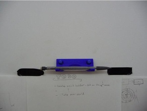 wall mount pencil holder organization 3d print model - Mito3D