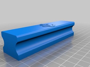 la maniglia del cassetto di ancoraggio robuster schubladengriff mit anker famiglia 3d print model - Mito3D