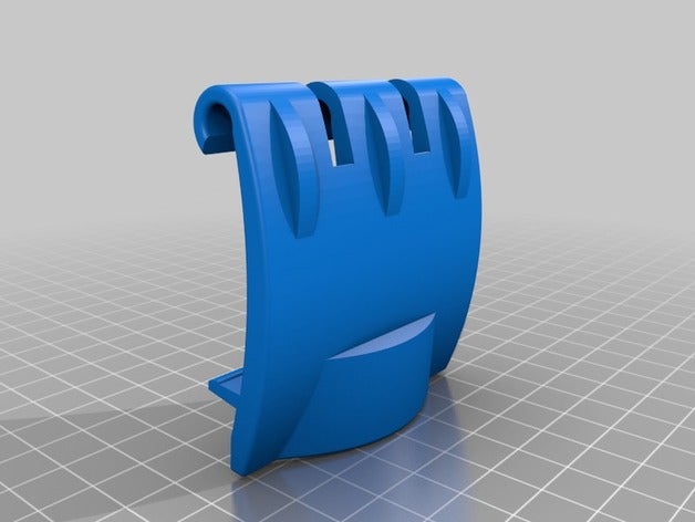 mano 21 inç araç plastik kanca sahipleri & kutu 3D print model - Mito3D