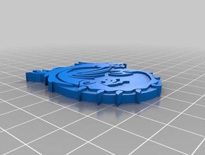msi-Drache Schlüsselanhänger 3d print model - Mito3D