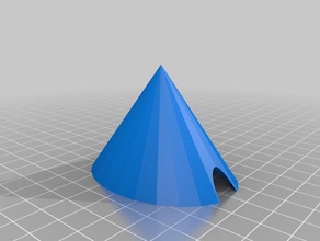 tee-pee lernen 0things 3d print model - Mito3D