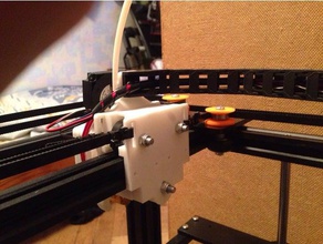 adjustable arriage x5s 3d printer parts carriage tronxy 3d print model - Mito3D