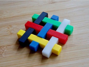 celosía de rompecabezas remodelado puzzles puzzle 3d print model - Mito3D